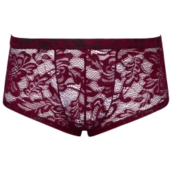 Svenjoyment Boxer Dentelle FLINO Bordeaux